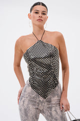 LETS GET FUNKY BEADED TOP