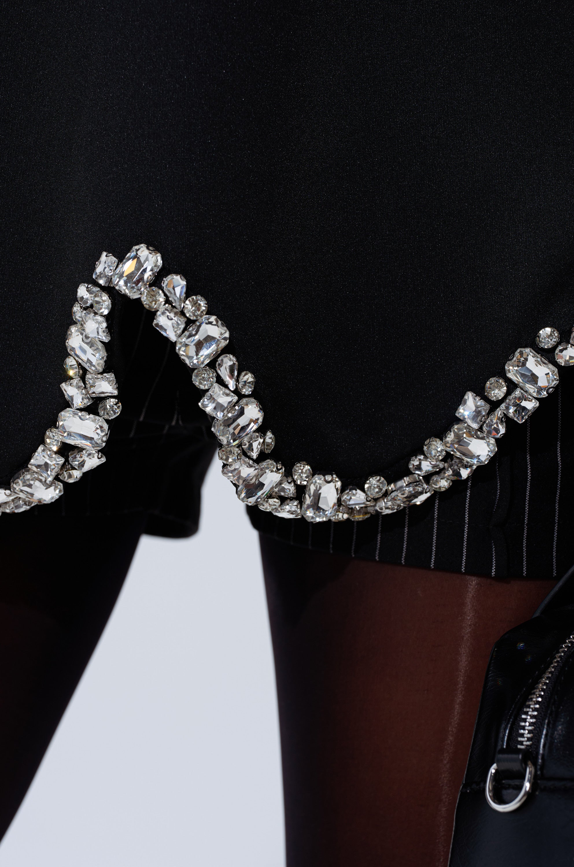 AT LEAST I'M ALIVE OVERSIZED TEE WITH RHINESTONES