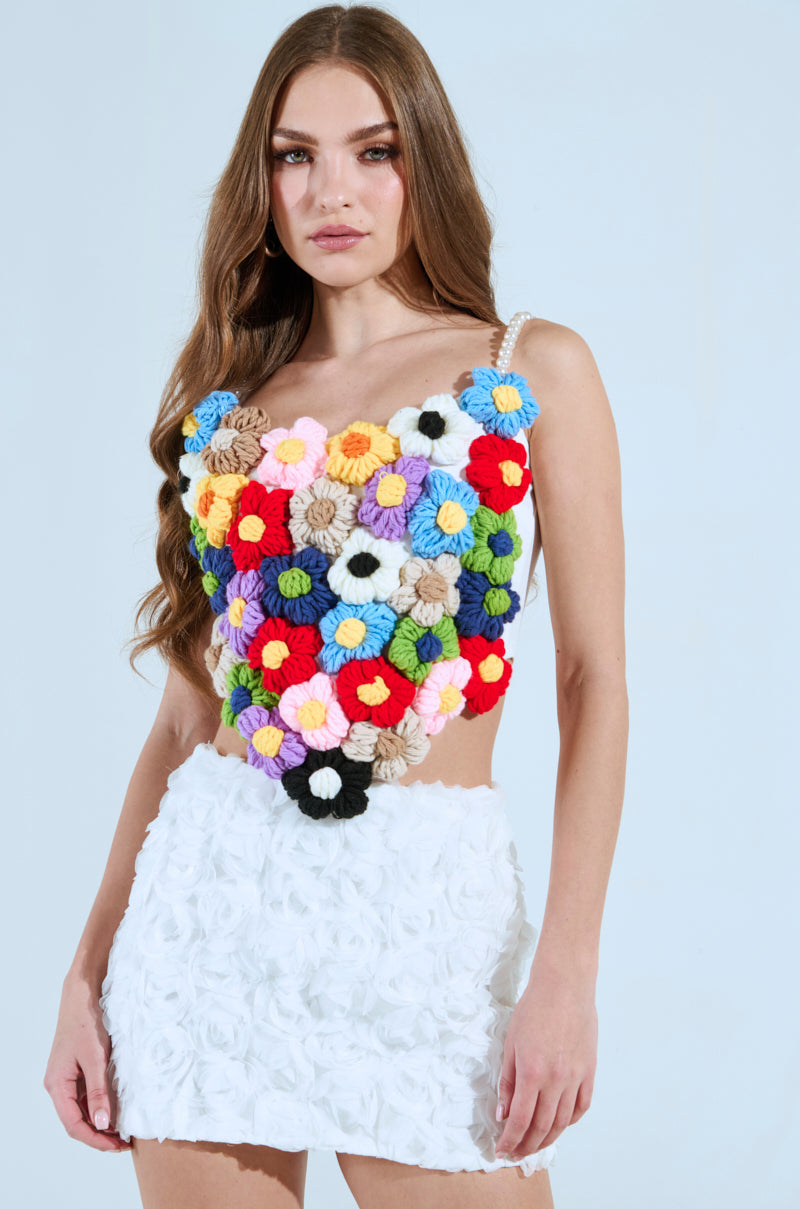 PENELOPE FLORAL CORSET TOP