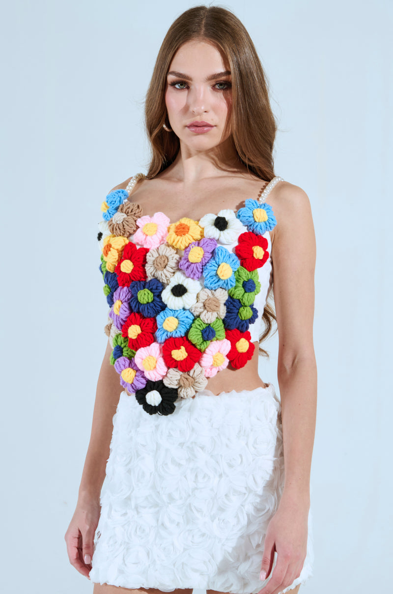 PENELOPE FLORAL CORSET TOP