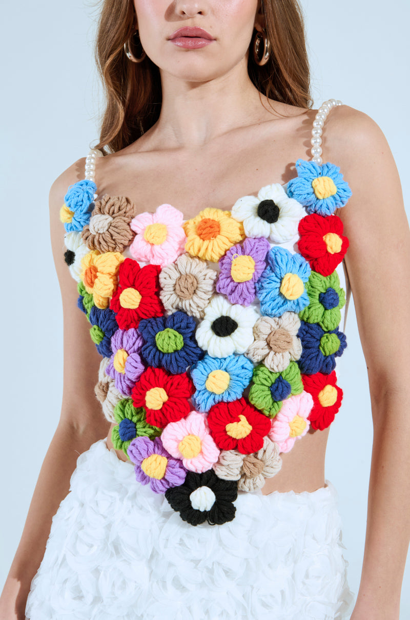 PENELOPE FLORAL CORSET TOP