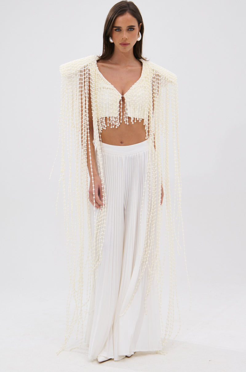 PEARL HEAVEN BEADED TOP
