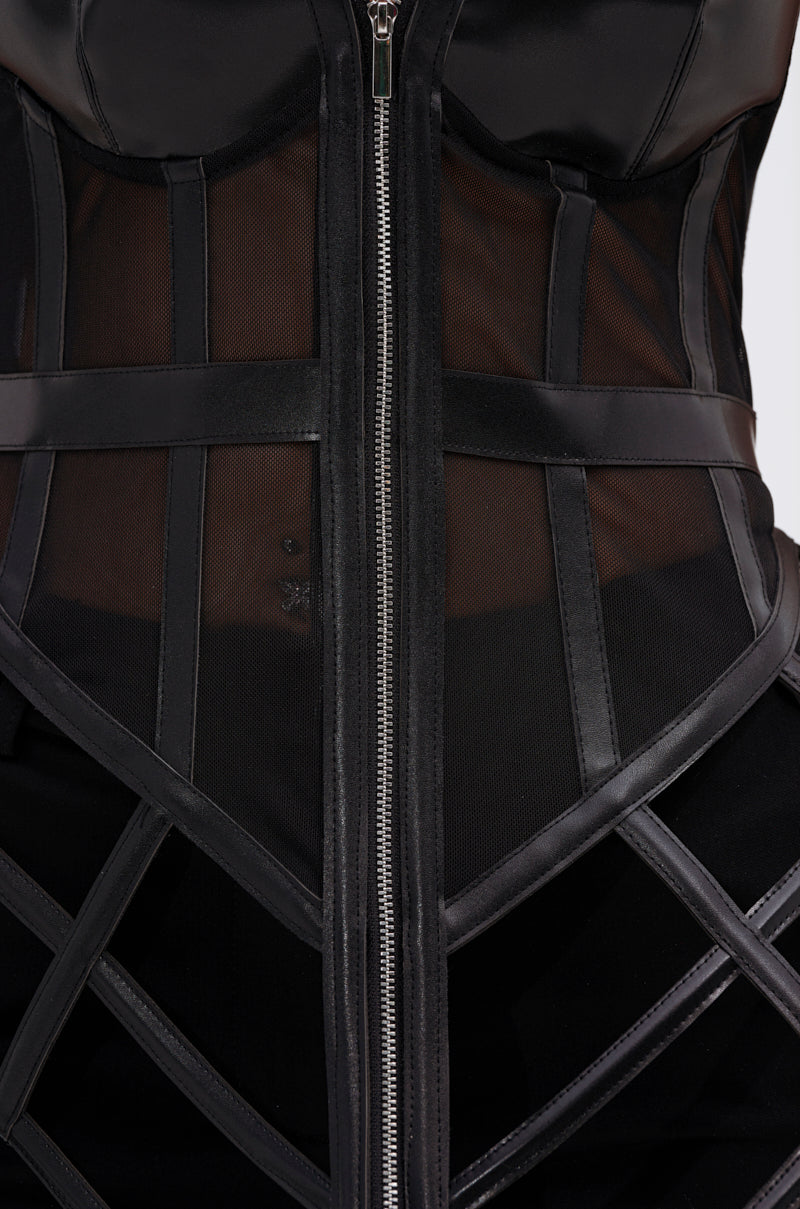 ALL THE DRAMA CUT OUT CORSET