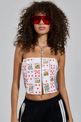 LUCKY WINNER CORSET TOP