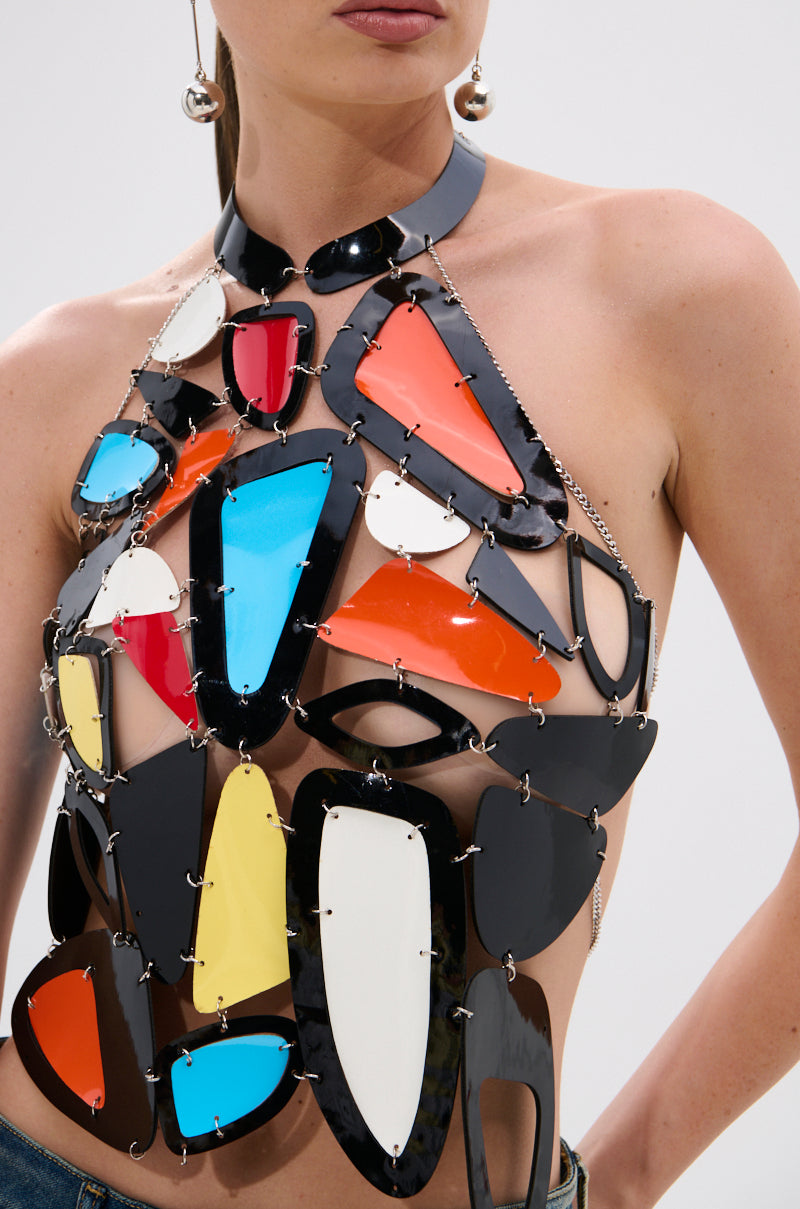 MASTERPIECE OPEN BACK HALTER TOP