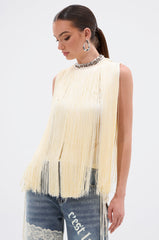 SUNSHINE LOVER FRINGE BLOUSE