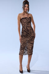 OUT OF THIS WORLD MIDI DRESS