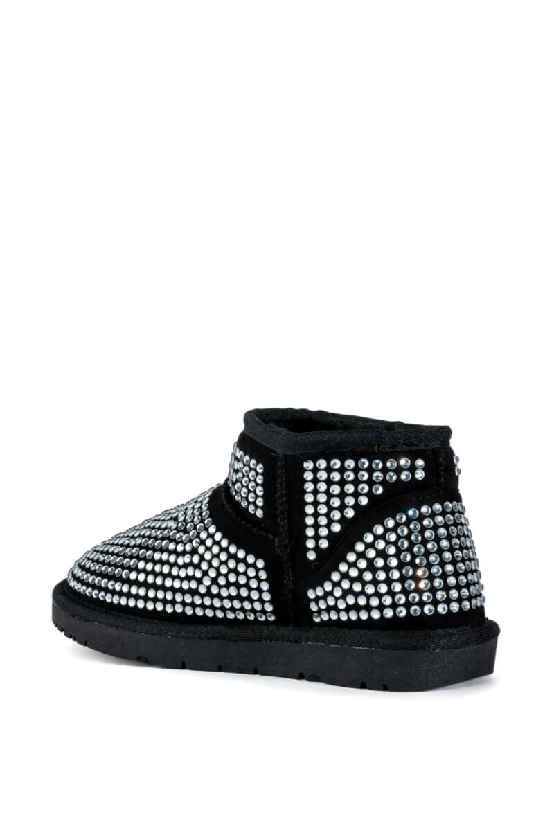 AKIRA FAIRYSTALE BLING BOOTIE IN BLACK