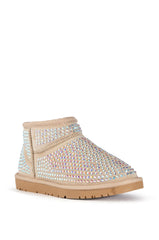 AKIRA FAIRYSTALE BLING BOOTIE IN NUDE