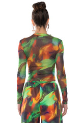 ALL NATURAL MESH LONG SLEEVE