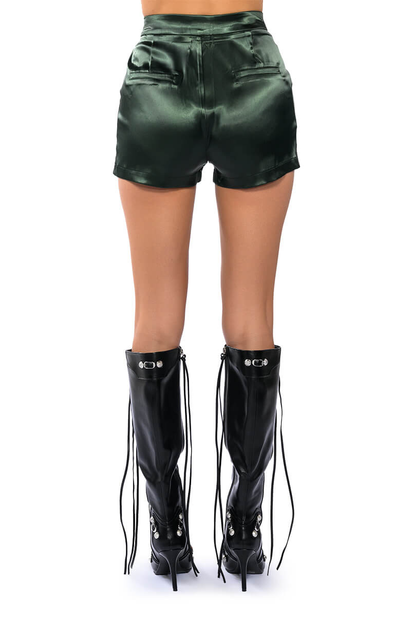 ALL THE RIGHT MOVES SATIN SHORTS