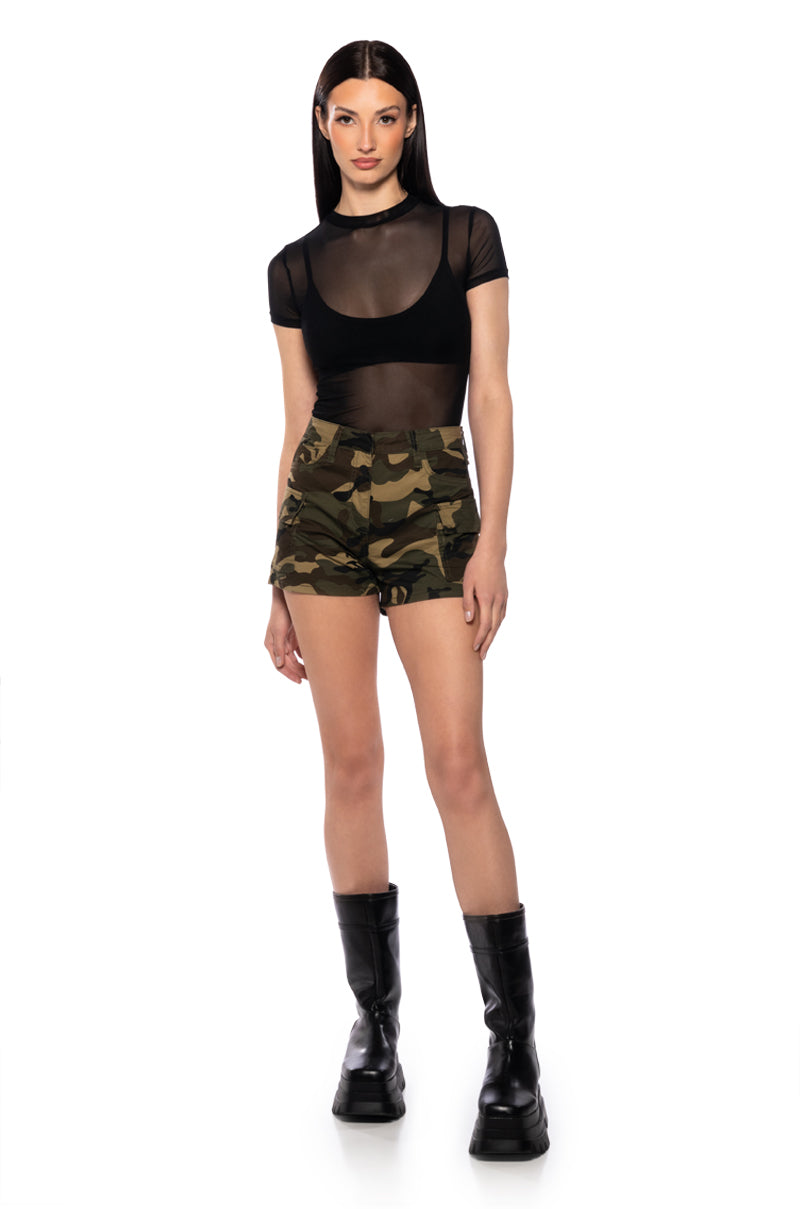 AVIATOR CAMO SHORTS