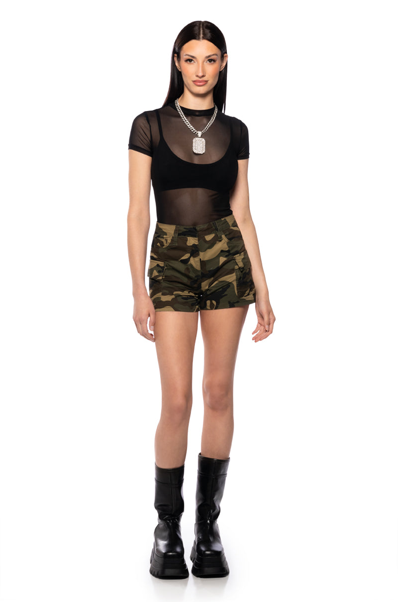 AVIATOR CAMO SHORTS