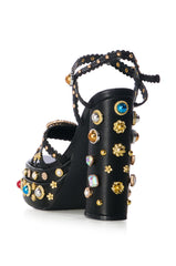 AZALEA WANG BIRCH SILVER EMBELLISHED SANDAL