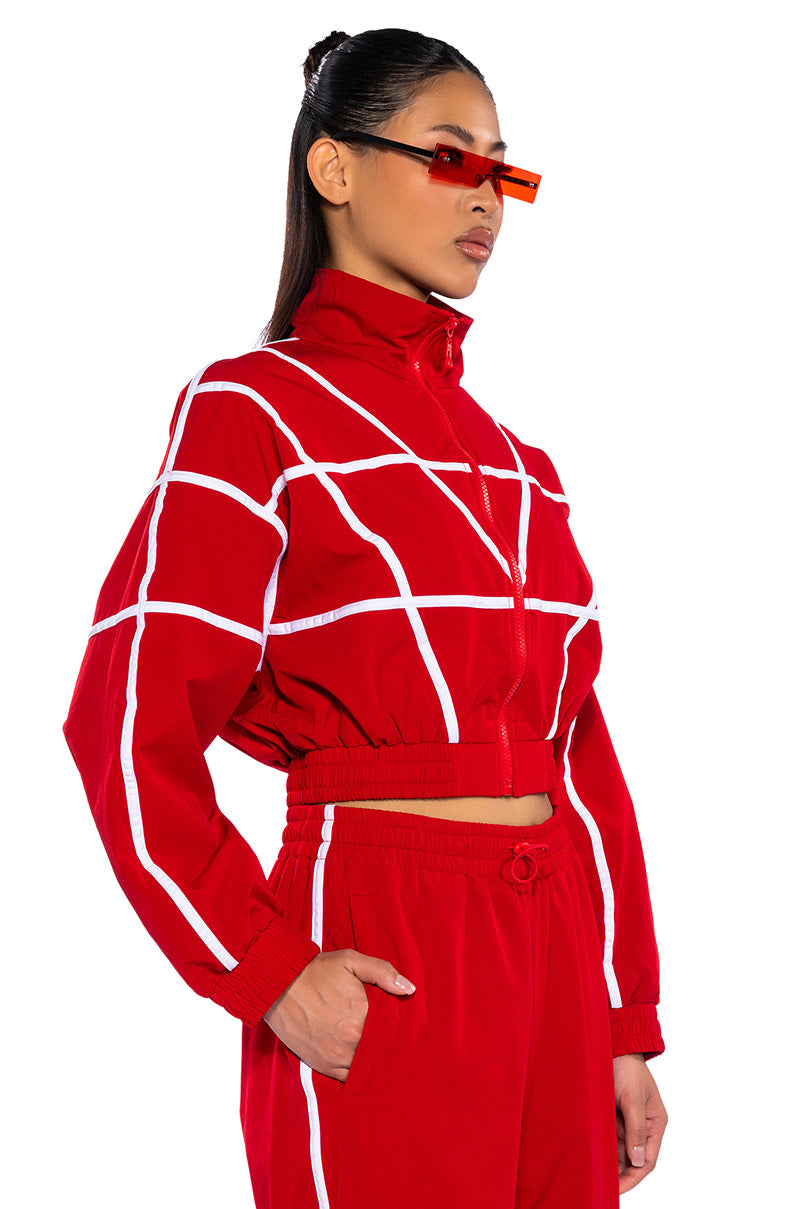 AZALEA WANG TRACK BOMBER