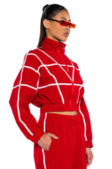 AZALEA WANG TRACK BOMBER