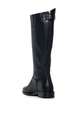 AZALEA WANG DARMA BLACK PU BOOT