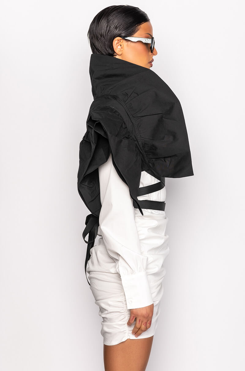 DION STATEMENT BOLERO SHRUG