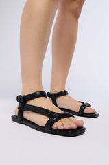 AZALEA WANG PRYSM BLACK SANDAL