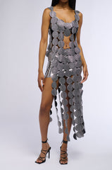 BENEATH THE SURFACE EMBELLISHED SLEEVELESS TOP