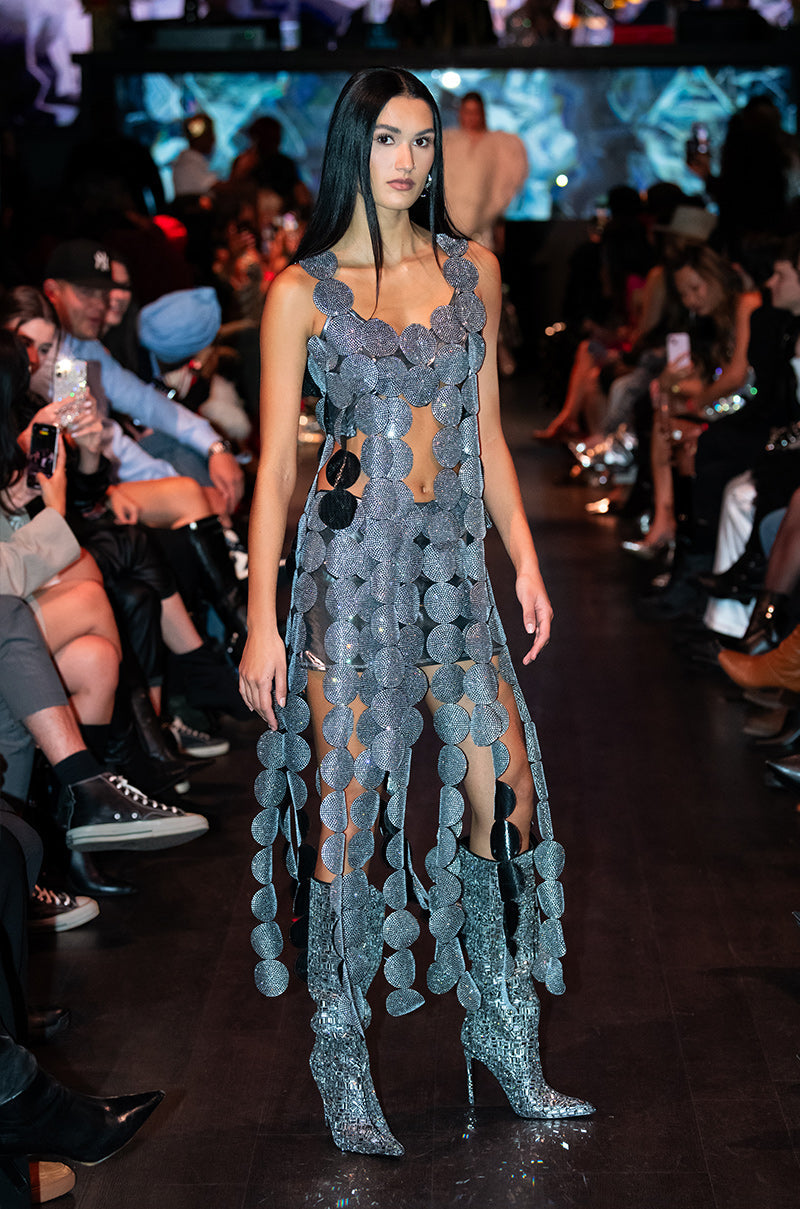 BENEATH THE SURFACE EMBELLISHED SLEEVELESS TOP