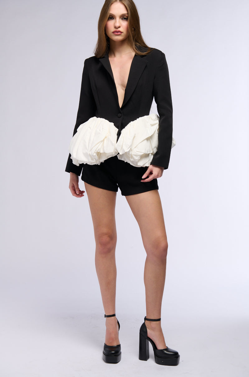 BONNE NUIT PEPLUM BLAZER