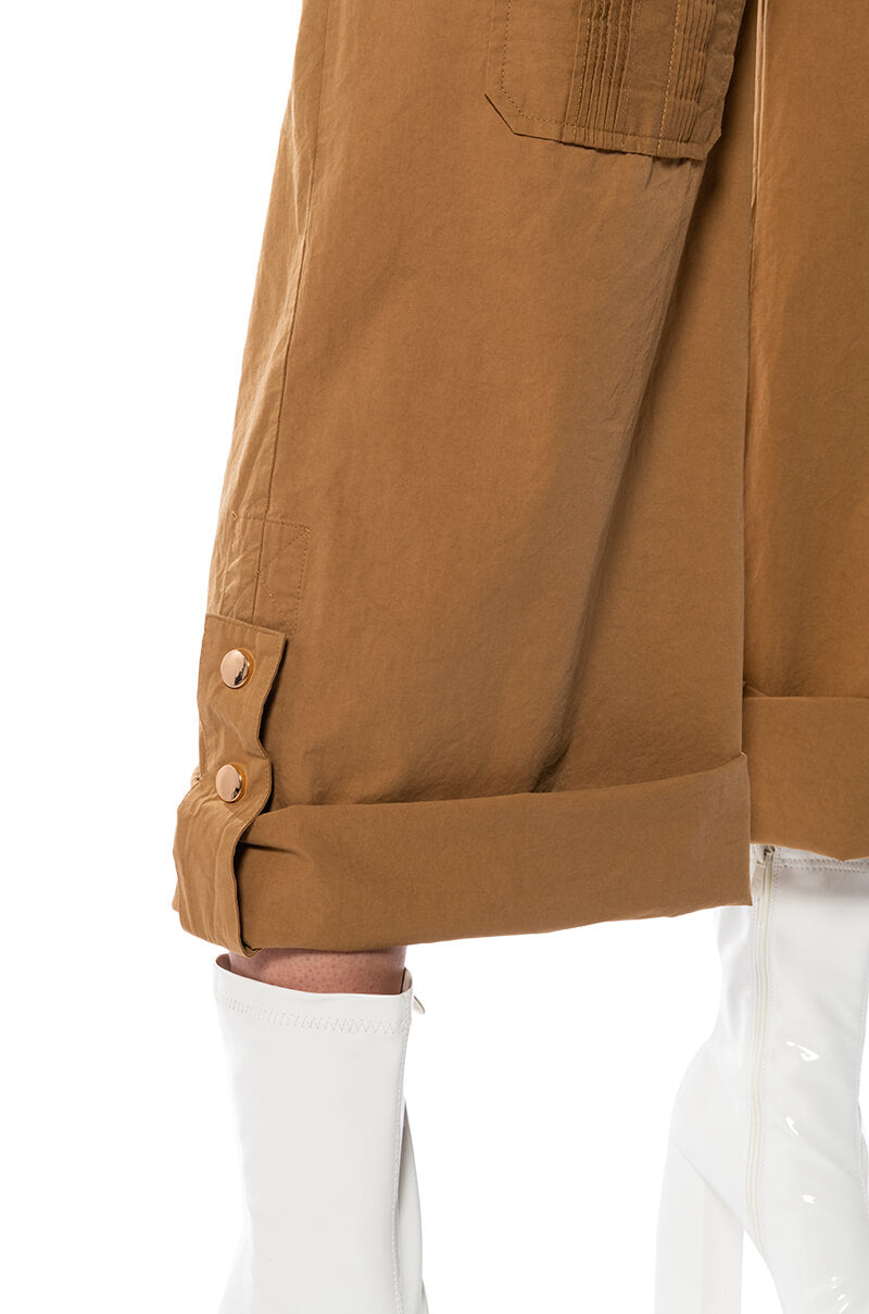 CARGO CHIC WIDE LEG PANTS