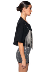 CHROME DANCER RHINESTONE TSHIRT