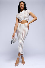 CLEO SEMI SHEER MAXI SKIRT