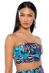 DARE YOU PRINTED BANDEAU