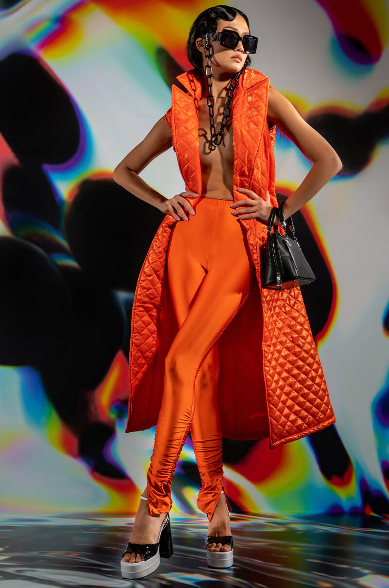 ICE SCUBA RUCHED ANKLE LEGGINGS