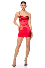 ENTER THE ROOM CORSET MINI DRESS