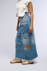 ESSIE DENIM MAXI SKIRT