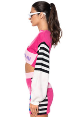 EYE LOVE MILANO CROPPED SWEATER