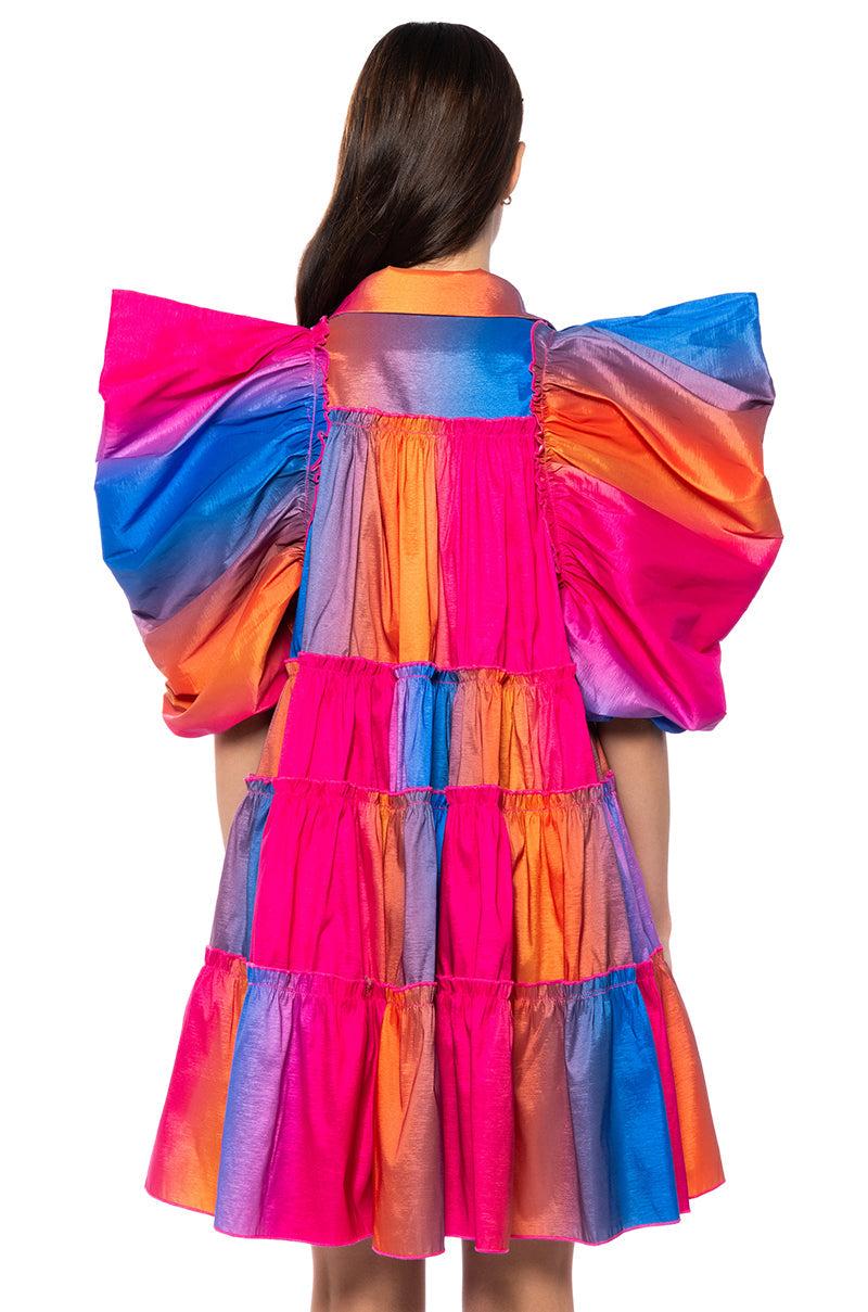 FALL IN LOVE COLLARED MINI DRESS