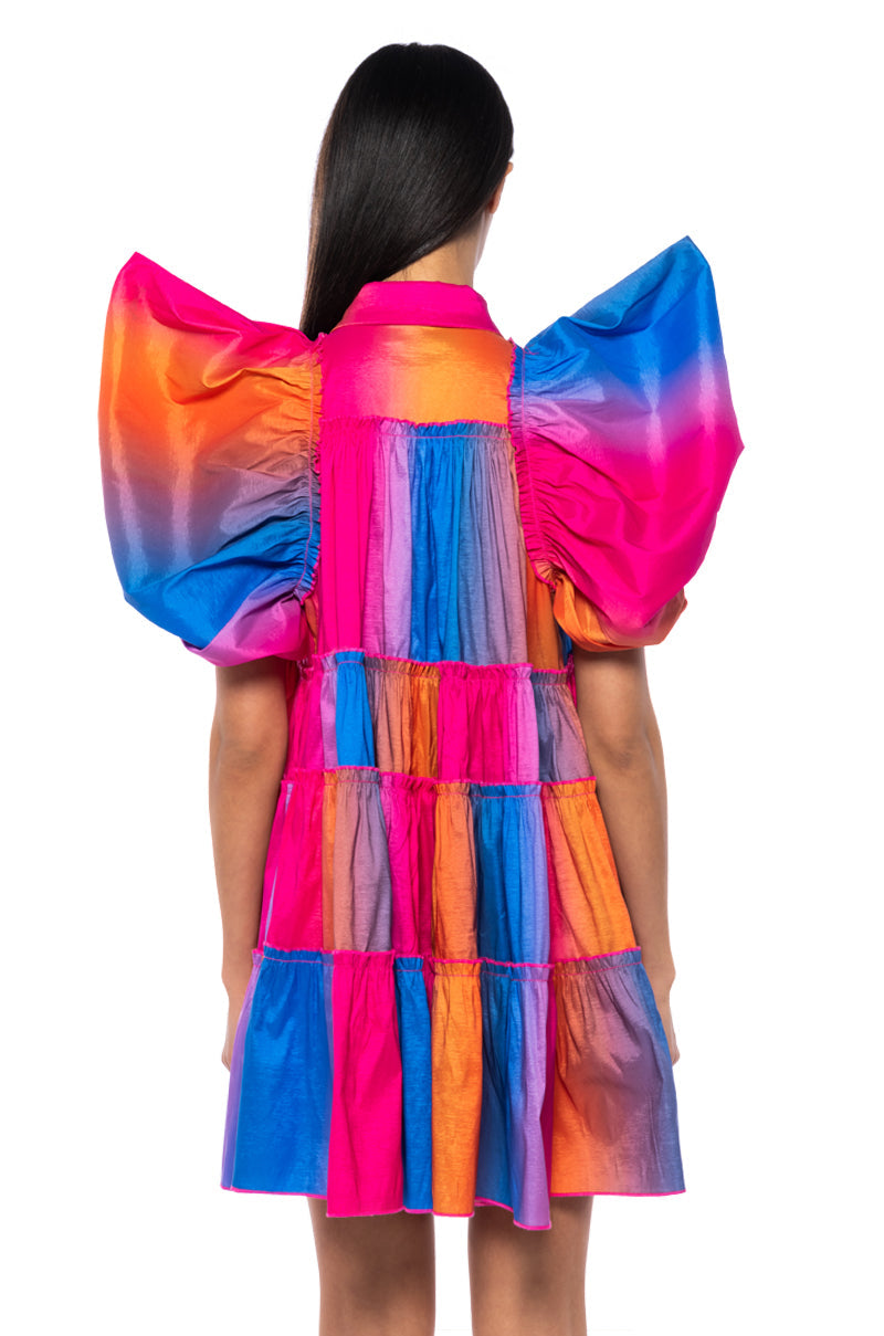 FALL IN LOVE COLLARED MINI DRESS