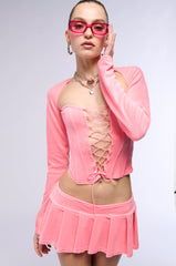 FASHION ICON LACE UP CORSET