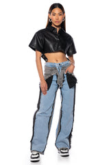 FIGURE IT OUT MULTI DENIM PANT