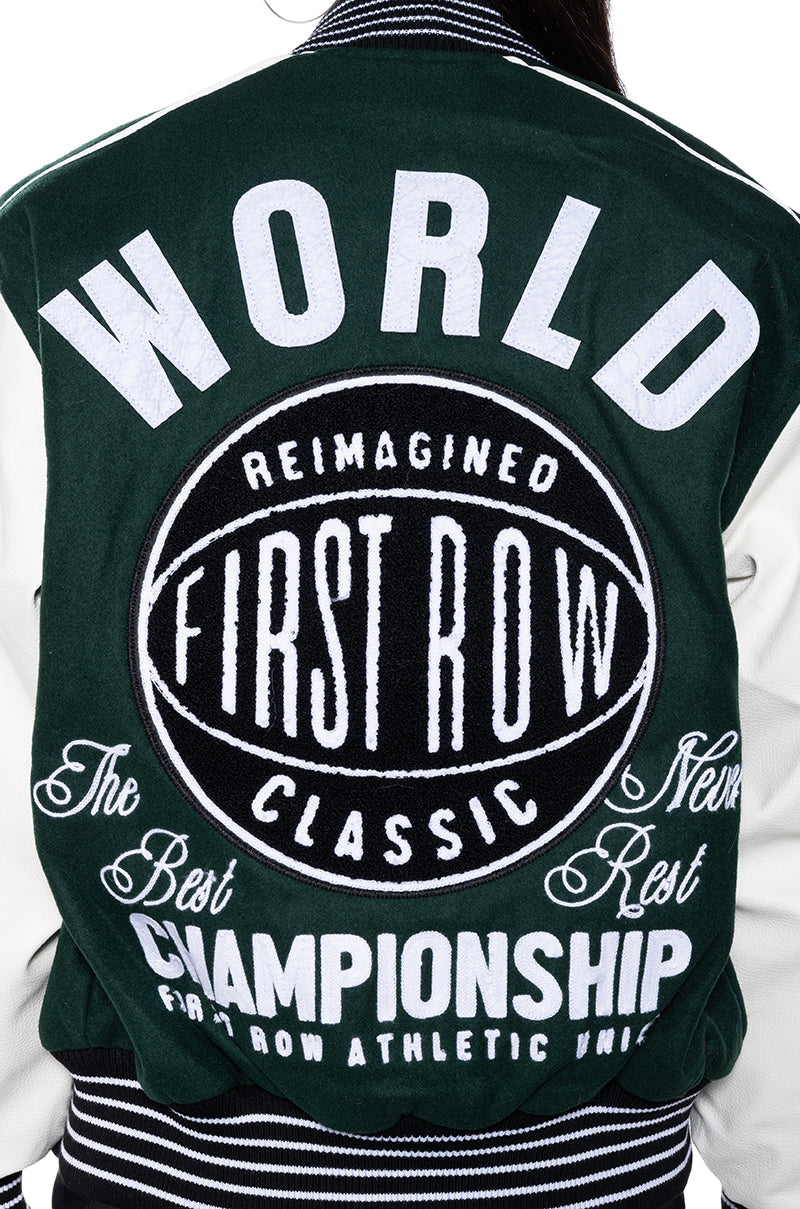 FIRST ROW THE BEST OVERSIZED BOMBER