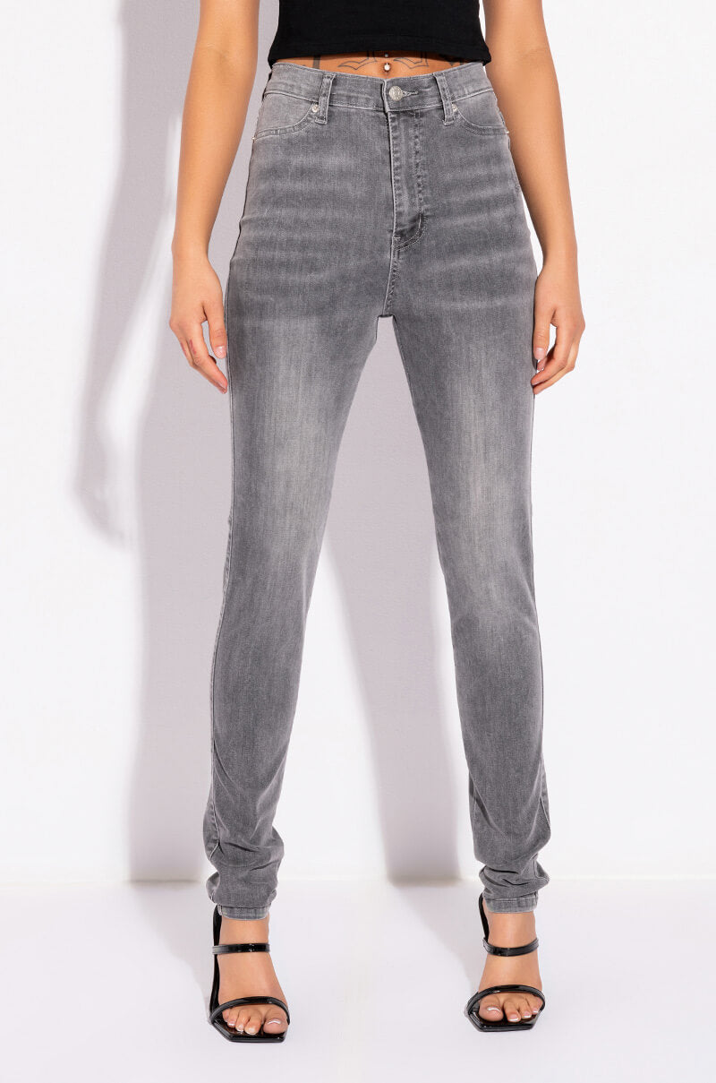 FLEX-FIT HIGH WAISTED SUPER STRETCHY SKINNY JEANS
