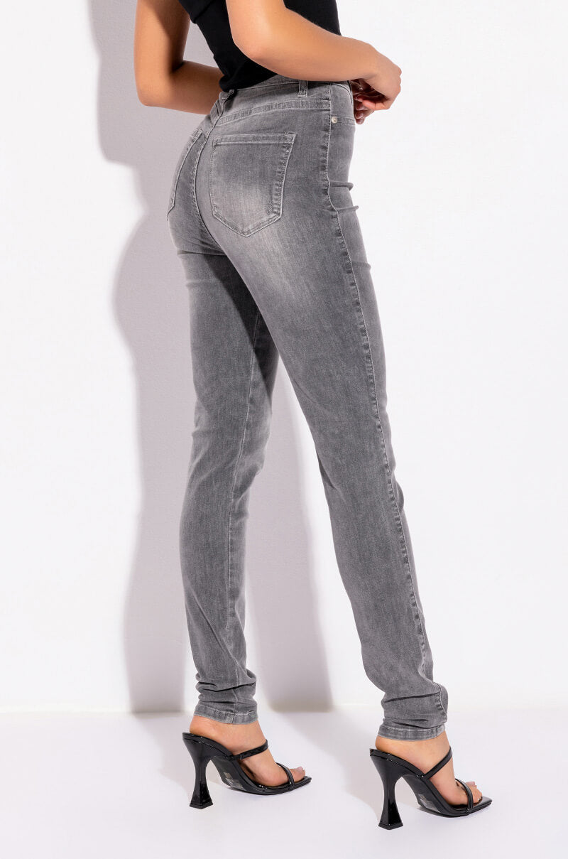 FLEX-FIT HIGH WAISTED SUPER STRETCHY SKINNY JEANS