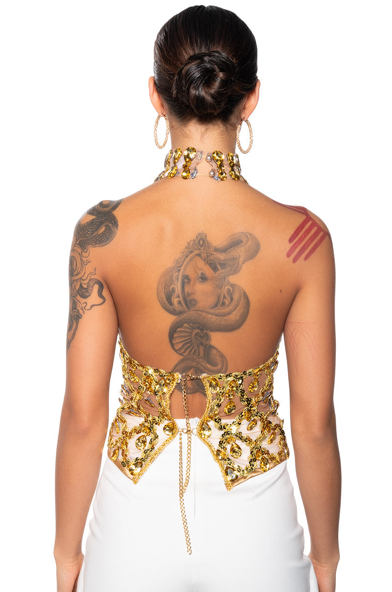 FOR THE LONG RUN EMBELLISHED TOP