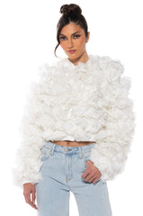 GARDEN OF EDEN APPLIQUE BOMBER