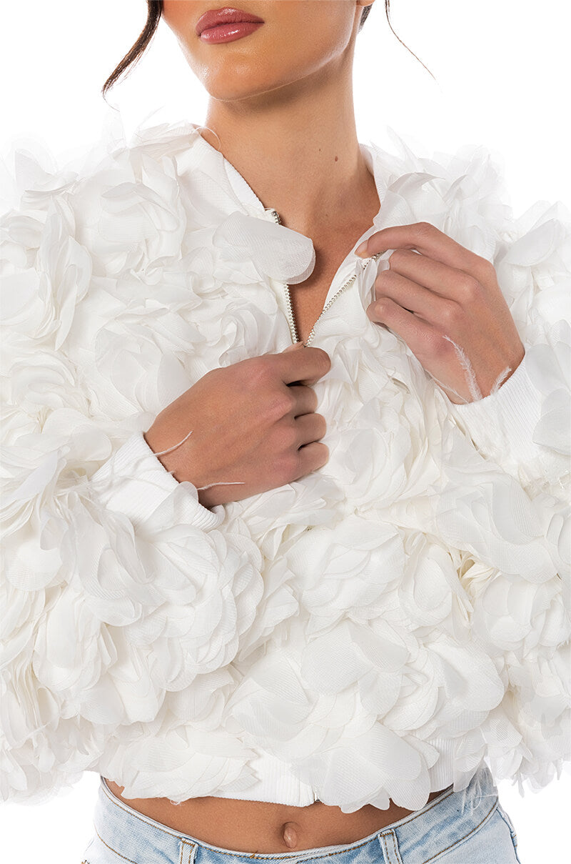 GARDEN OF EDEN APPLIQUE BOMBER