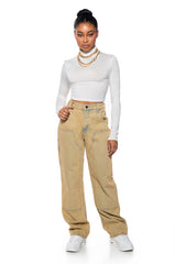 GOETHE MIXED WASH HIGH RISE DENIM