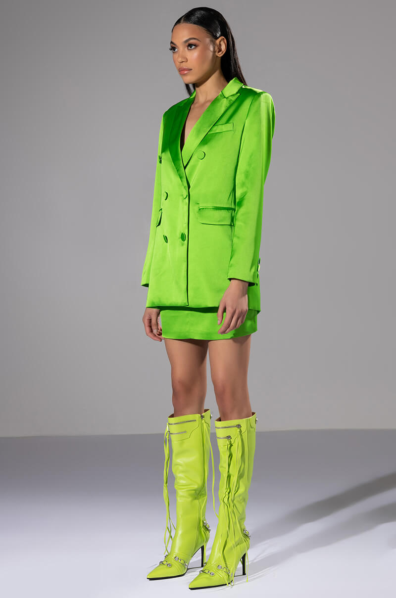 GRATITUDE BLAZER AND MINI SKIRT SET