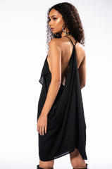 HAYDEN RUFFLE DETAIL MINI DRESS