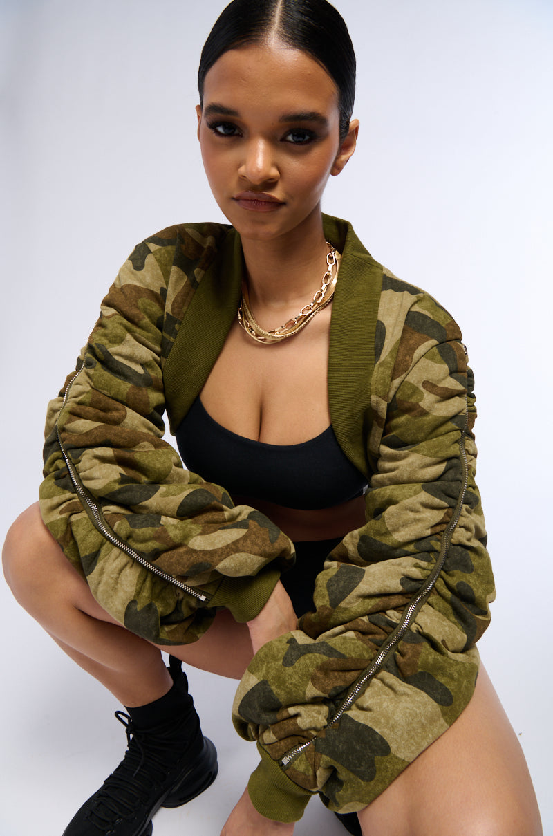 HIGH EXPECTATIONS RUCHED BOLERO