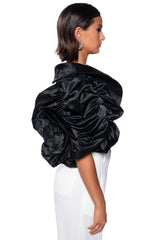 HOLIDAY PARTY BOLERO SCRUNCHED SLEEVE