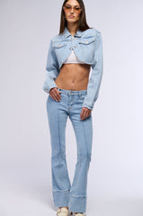 HOTEL CALIFORNIA LIGHT WASH FLARE JEANS